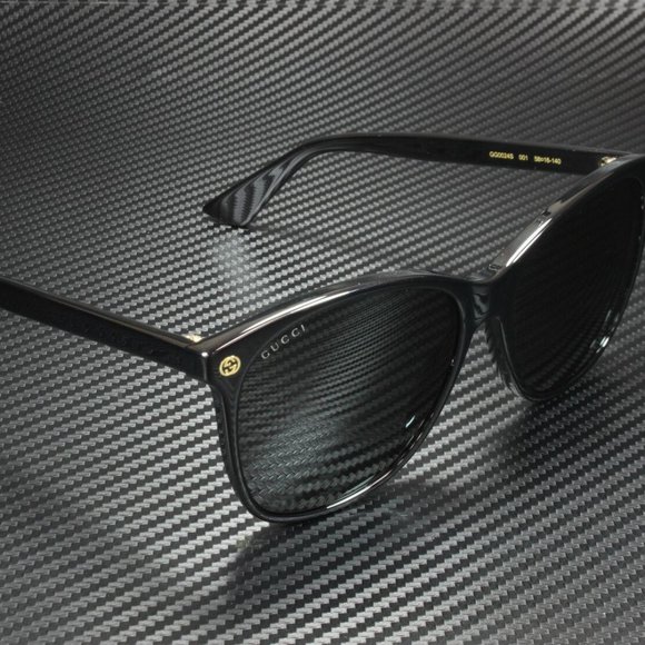Gucci Black 58mm Sunglasses